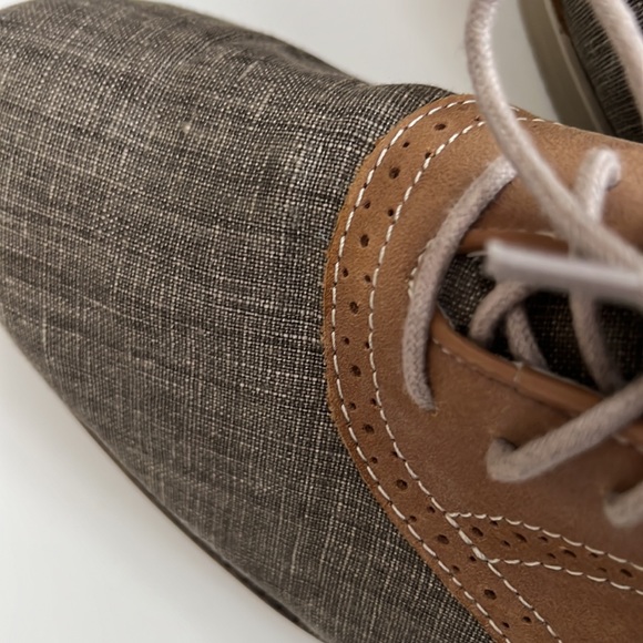 G.H. Bass & Co. Carson Leather and Canvas Saddle Oxford Shoes - Picture 6 of 9